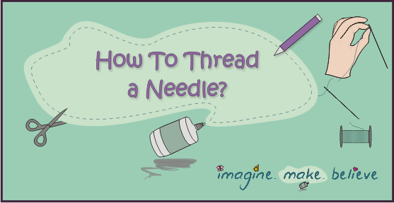 How to Draw NEEDLE and THREAD / Easy step by step drawing 