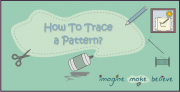 How to trace a pattern, stitching, embroidery, kids, window, lightbox