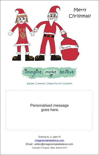 Christmas Card - Mr & Mrs Santa Claus