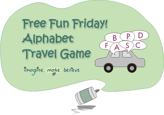 Free travel game, alphabet practice, children