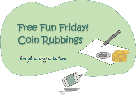 Coin Rubbings, pencil rubbing, frottage, tutorial
